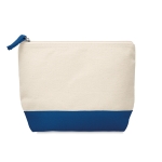 Cotton toiletry bag, 340 g/m2 blue colour