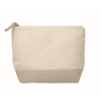 Cotton toiletry bag, 340 g/m2 grey colour