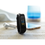 Wireless fitness watch, Bluetooth 4.0 black colour main ambient view