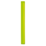 Reflective neon PVC wristbands yellow colour