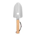 Garden spade, stainless steel and wood with bottle opener wood colour