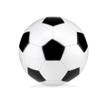 Small PVC football for promotional events white/black colour