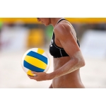 Beach volleyball, for outdoor events multicolour colour fifth view