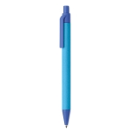 Eco-friendly pens, PLA paper & corn with eco colours, blue ink blue colour