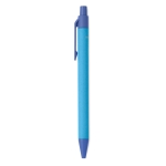 Eco-friendly pens, PLA paper & corn with eco colours, blue ink blue colour third view