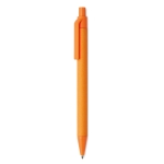 Eco-friendly pens, PLA paper & corn with eco colours, blue ink orange colour