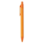 Eco-friendly pens, PLA paper & corn with eco colours, blue ink orange colour third view