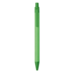 Eco-friendly pens, PLA paper & corn with eco colours, blue ink lime colour second view