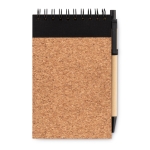 Notepad with cork cover & ball pen black colour fourth view