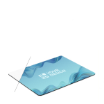 Mouse pads with your image in full colour white colour view with print area