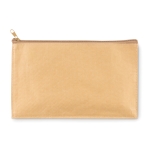 Large pencil case made of kraft paper for giveaways beige colour