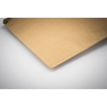 Large pencil case made of kraft paper for giveaways beige colour third view