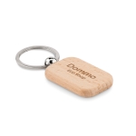 Wooden keyring wood colour second main view