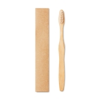 Sustainable, bamboo toothbrush with nylon bristles