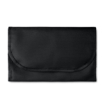 Toiletry bag with two compartments black colour