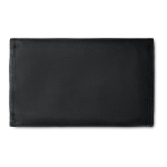 Toiletry bag with two compartments black colour second view