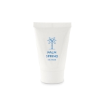 Sunscreen for summer events in a tube, SPF25 white colour main view