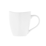 Curved coffee cup in white, 310 ml, Cafetub white colour first view