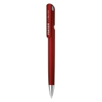 Elegant ballpoint pen with blue ink, Lexicon burgundy colour image with logo 3