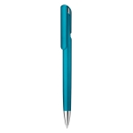 Elegant ballpoint pen with blue ink, Lexicon light blue colour second view