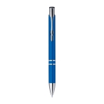 Pen made of plastic in many colours with blue ink, Aster Budget blue colour first view