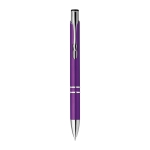 Pen made of plastic in many colours with blue ink, Aster Budget violet colour first view