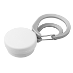 Carabiner hook to attach items to the suitcase white colour