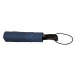 Foldable automatic pocket umbrella with cover, Ø 98 blue colour first view