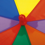 Manual children's umbrella, Ø 68, Color Splash multicolour colour fourth view