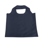 Foldable shopping bag made of 190T polyester, Duet blue colour first view