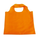 Foldable shopping bag made of 190T polyester, Duet orange colour first view