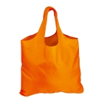 Foldable shopping bag made of 190T polyester, Duet orange colour