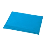 Foldable shopping bag made of 190T polyester, Duet light blue colour third view