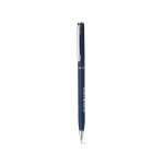 Rotatable metal ballpoint pen with blue ink main view