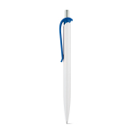 ABS pen with clip in assorted colours, blue ink blue colour