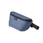 Bum bag made of 600D HD with zipped main compartment blue colour third view