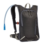 Sports backpack & drinking tube for drinks on the go, H2O grey colour