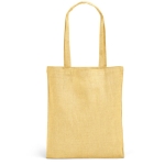 Recycled cotton bag, 140 g/m2, Reciclo yellow colour