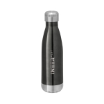 Double wall thermos flask, 510 ml, Ice titanium colour image with logo