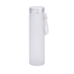 Matte gradient bottle, silicone loop, 470 ml white colour