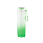 Matte gradient bottle, silicone loop, 470 ml green colour