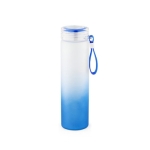 Matte gradient bottle, silicone loop, 470 ml royal blue colour