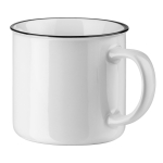 Vintage mug in white, 360 ml, White Vintage white colour