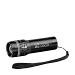 Flashlight with zoom function and 3 light modes, Trios main view