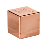 Lip balm in metal cube-shaped container, SPF 15 champagne colour second view