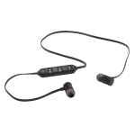 Earphones with Bluetooth 4.1 and cable in case black colour third view