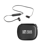 Earphones with Bluetooth 4.1 and cable in case main view