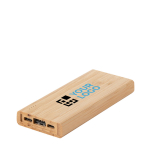 Power bank bamboo housing, eco-friendly, 5000 mAh main view