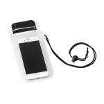 Waterproof PVC mobile phone case black colour third view