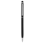 Slim pen with stylus chrome colour blue ink black colour first view